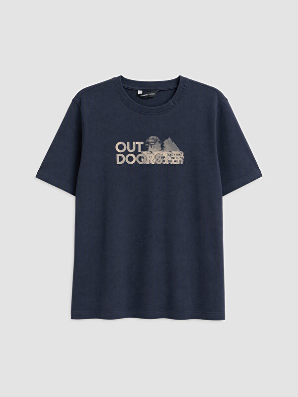 LCWAIKIKI Classic Crew Neck Printed Men's T-shirt