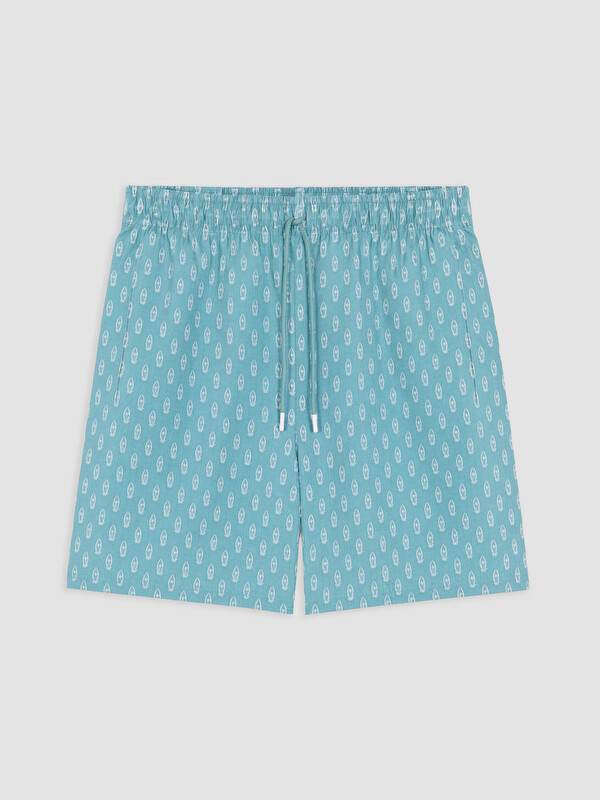 LCW SWIMWEAR Kısa Boy Desenli Erkek Deniz Şortu