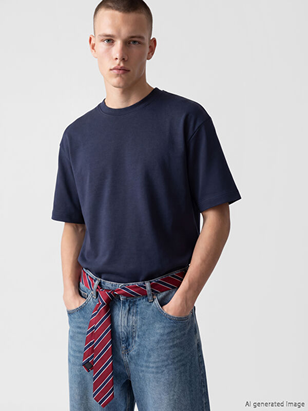 XSIDE Regular Fit Bisiklet Yaka Erkek Tişört