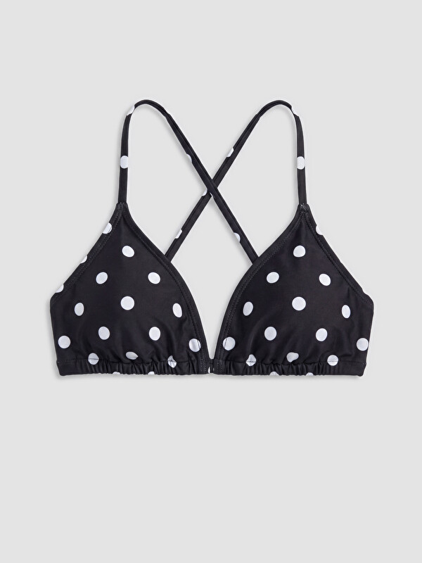 LCW DREAM Puantiyeli Çıkarılabilir Pedli Kadın Bikini Üstü