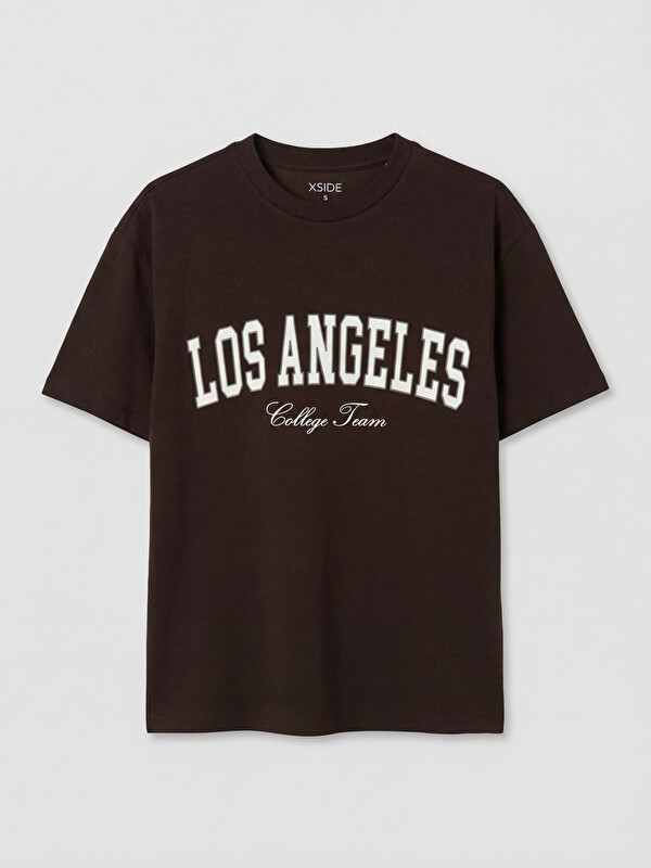 XSIDE Los Angeles Printed Soft Touch Women's T-Shirt - S6Q061Z8