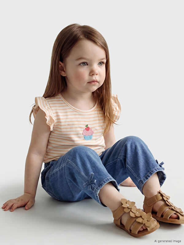 LC WAIKIKI Kız Bebek Jean Pantolon