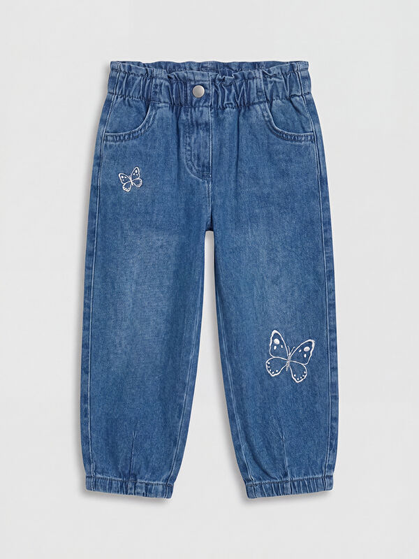 LC WAIKIKI Relax Fit Kız Bebek Jean Pantolon