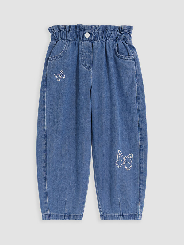 LCW baby Relax Fit Kız Bebek Jean Pantolon
