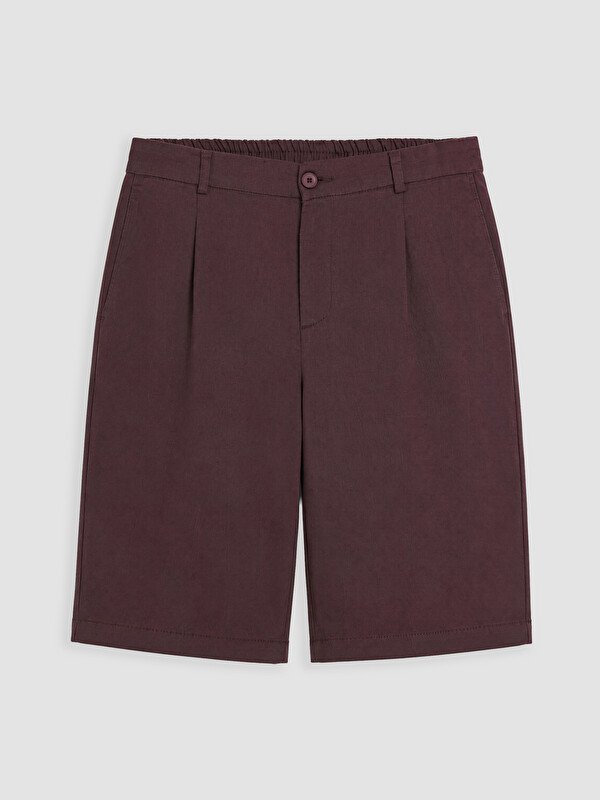 LCW Vision Regular Fit Keten Karışımlı Erkek Şort
