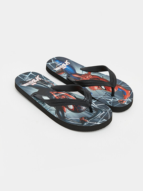 LCW STEPS Spider-Man Baskılı Erkek Çocuk Terlik
