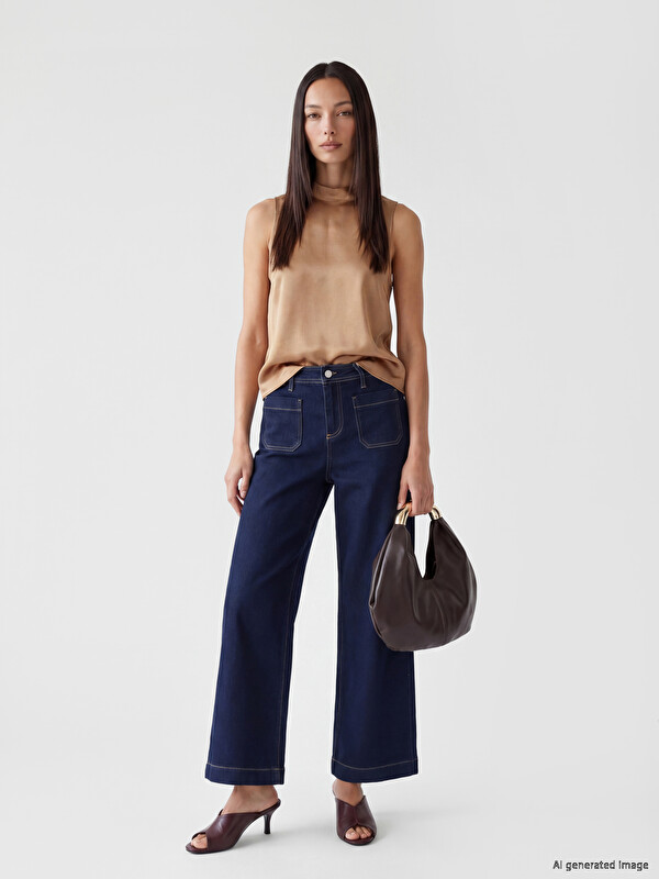 LCWAIKIKI Classic Straigt Fit Kadın Jean Pantolon