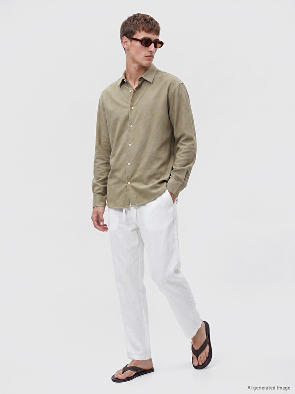 LCW Vision Regular Fit Armürlü Erkek Pantolon