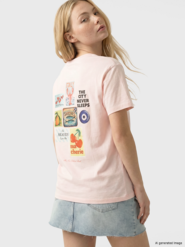 XSIDE Woman Pink T-Shirt