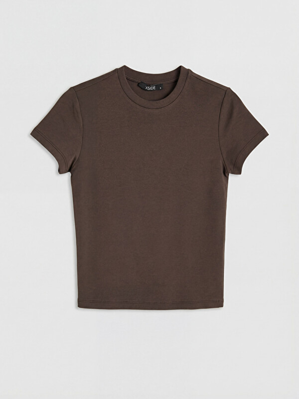 XSIDE Woman Brown T-Shirt