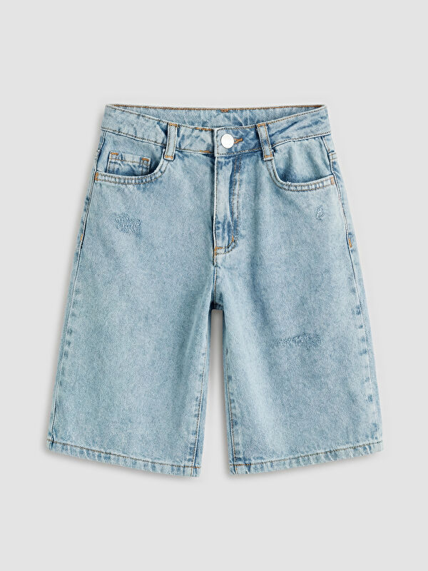 LC WAIKIKI Kız Çocuk Jean Şortolon