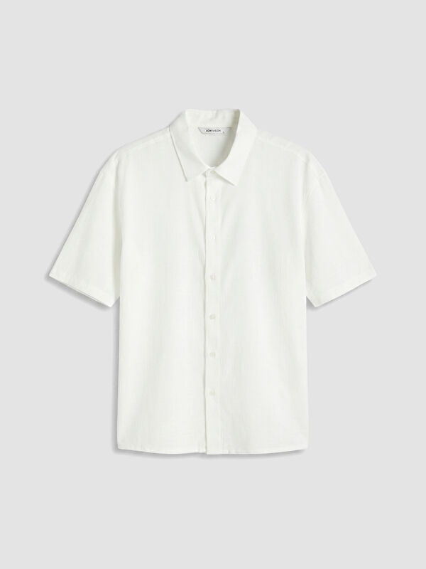 LCW Vision Regular Fit Dokulu Erkek Gömlek