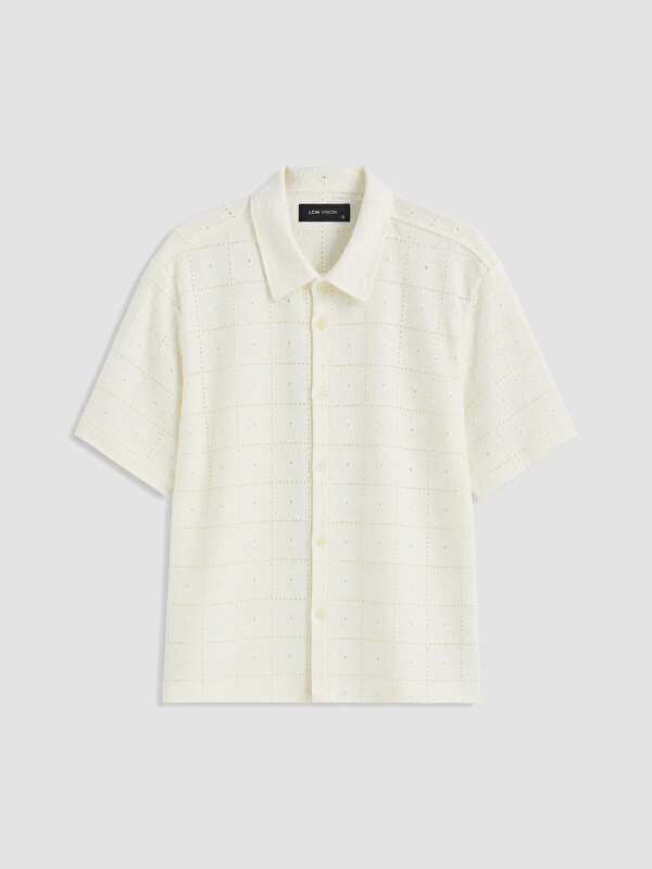 LCW Vision Man Ecru Shirt