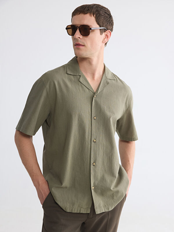 LCW Vision Regular Fit Krinkle Erkek Gömlek