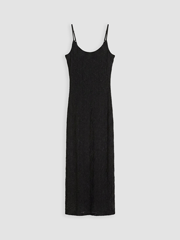 XSIDE İp Askılı Dantelli Bodycon Elbise