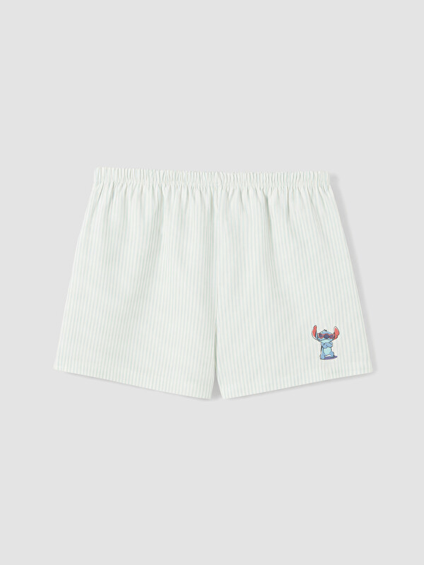 LCW Young Stitch Baskılı Kadın Şort Pijama Altı