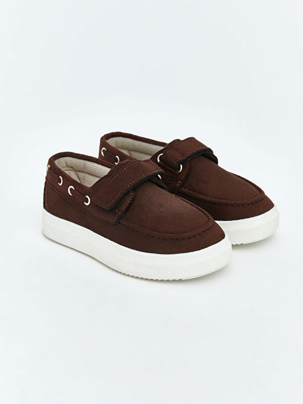 Lcw Steps Kahverengi Lcw Steps Süet Görünümlü Erkek Bebek Klasik Ayakkabı