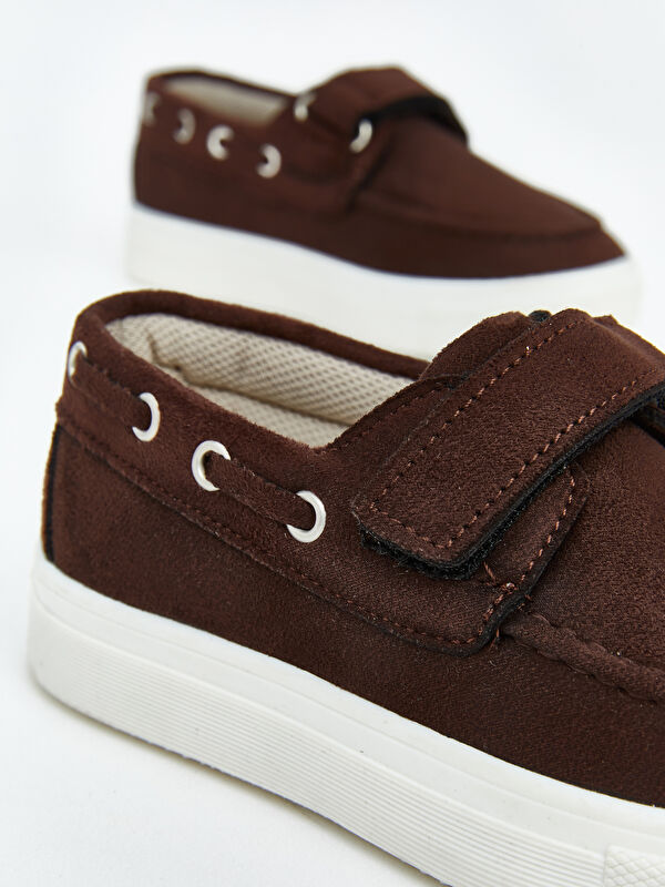 Lcw Steps Kahverengi Lcw Steps Süet Görünümlü Erkek Bebek Klasik Ayakkabı