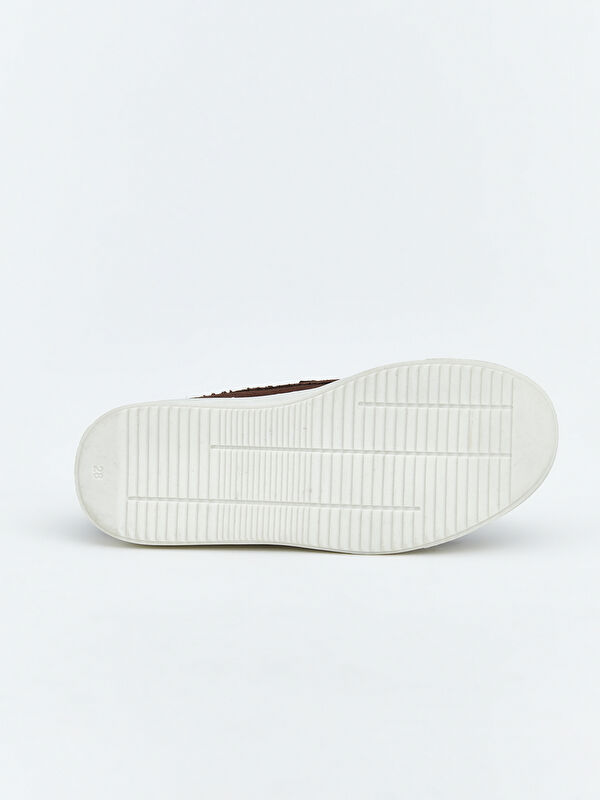 Lcw Steps Kahverengi Lcw Steps Süet Görünümlü Erkek Bebek Klasik Ayakkabı