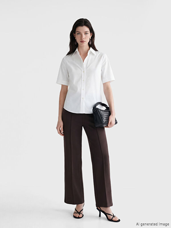 LCW Comfort Beli Lastikli Soft Touch Kadın Eşofman Altı