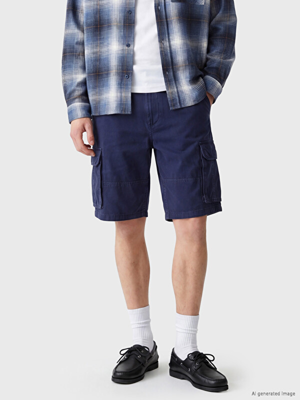 XSIDE Regular Fit Erkek Kargo Şort