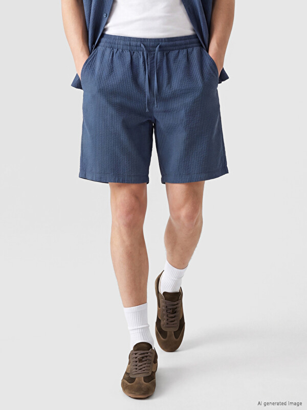 XSIDE Man Navy Shorts
