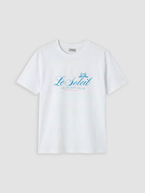 LCW Kids Girl White T-Shirt
