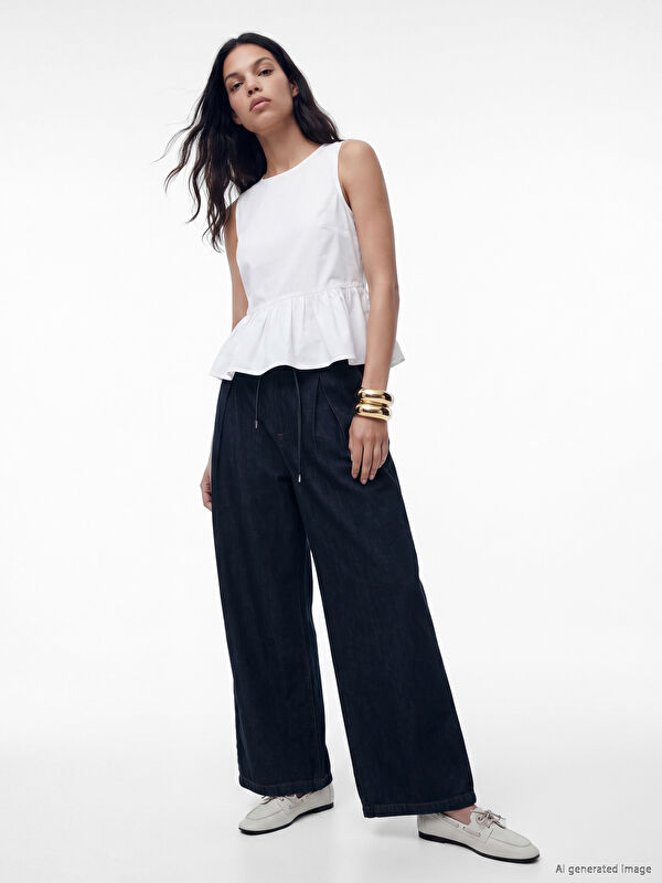 LCW Jeans Wideleg Kadın Jean Pantolon