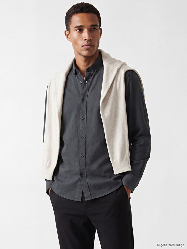 LCW Vision Regular Fit Erkek Gömlek