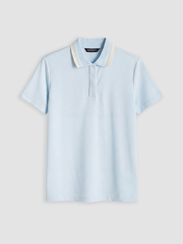 LCW Modest Polo Yaka Kadın Tişört