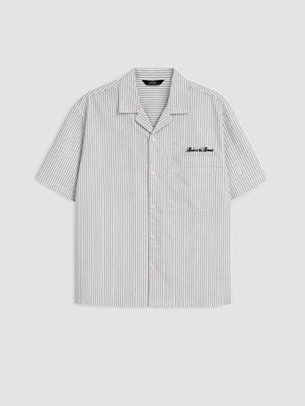 XSIDE Man Black Shirt
