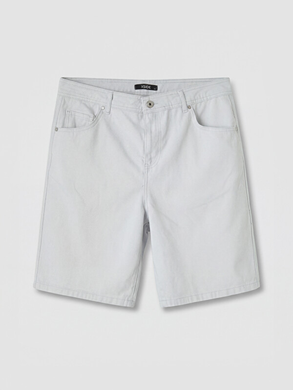 XSIDE Regular Fit Gabardin Erkek Şort