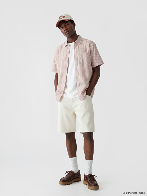 XSIDE Regular Fit Gabardin Erkek Şort