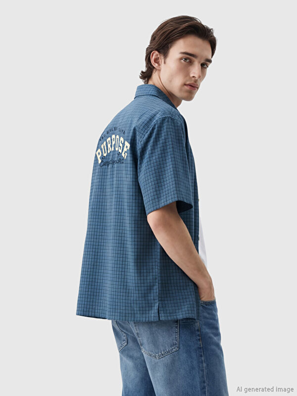 XSIDE Regular Fit Ekose Erkek Gömlek