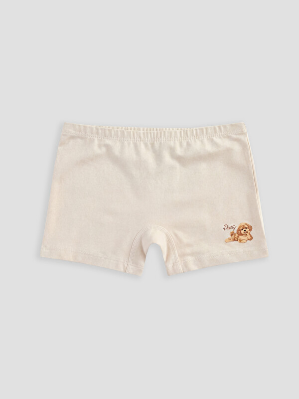 LCW Kids Kız Çocuk Baskılı Boxer
