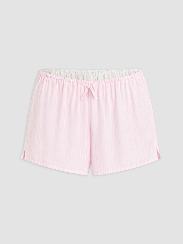 LCW DREAM Çizgili Kadın Şort Pijama Altı
