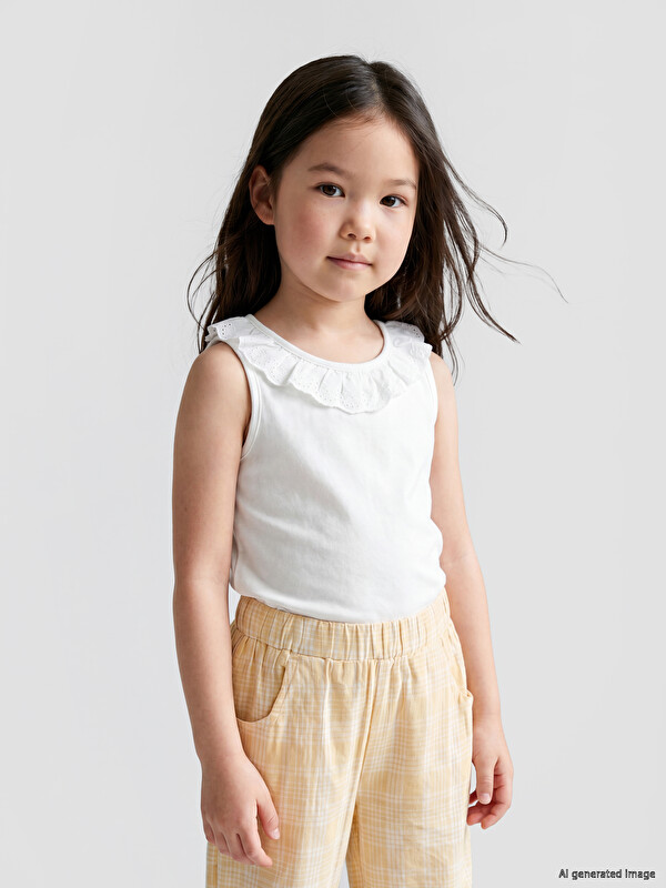 LCW Kids Peter Pan Collar Girls' Tank Top