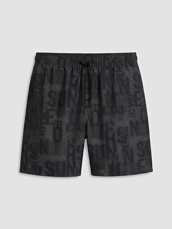 LCW SWIMWEAR Kısa Boy Desenli Erkek Deniz Şortu