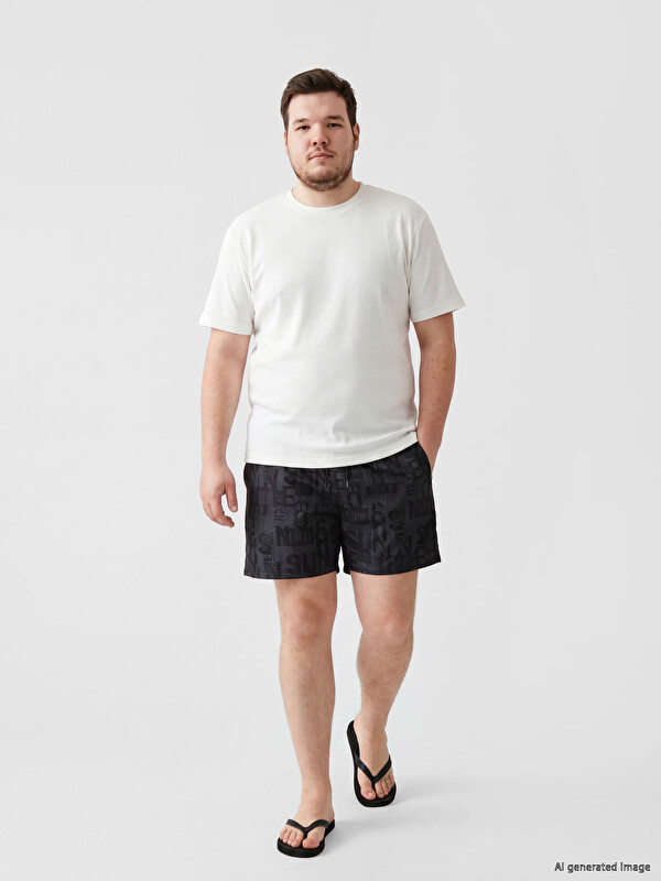 LCW SWIMWEAR Short Patterned Men's Swimming Shorts