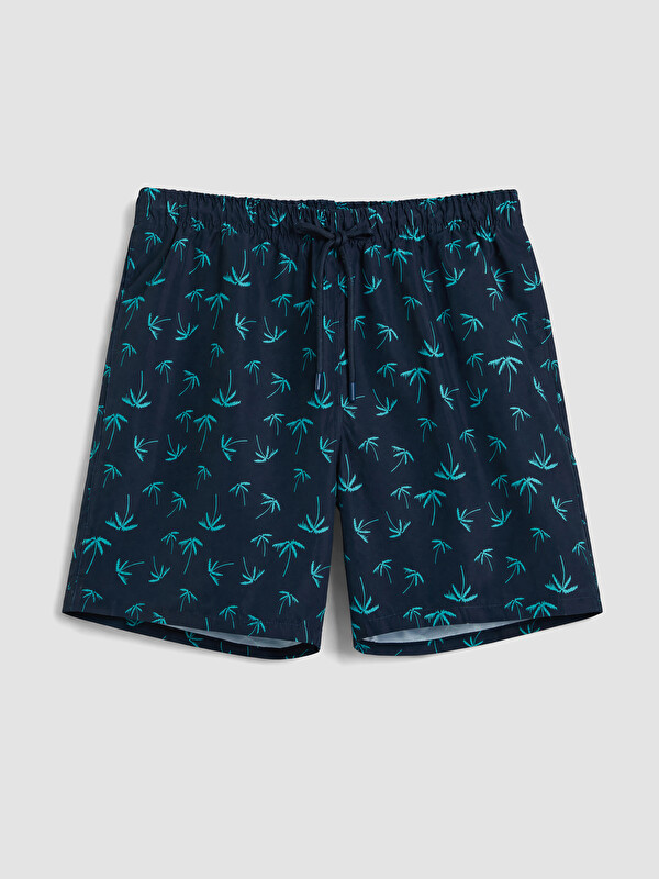 LCW SWIMWEAR Muški šorts za kupanje kratke dužine sa printom palmi
