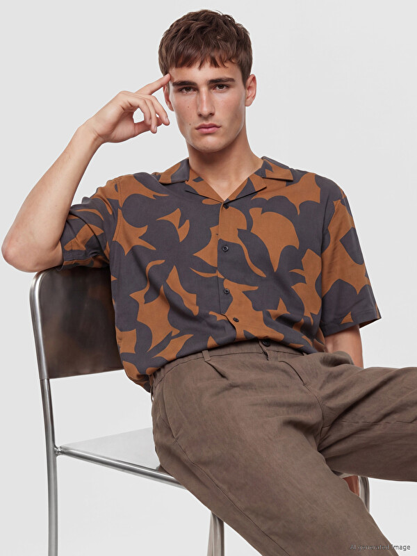 LCW Vision Regular Fit Desenli Armürlü Erkek Gömlek