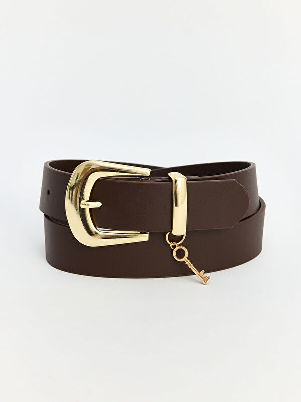 LCW ACCESSORIES Metal Tokalı Anahtar Aksesuarlı Kadın Kemer