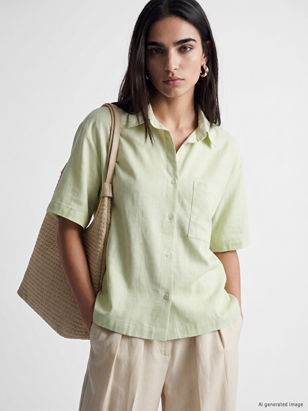LCW Vision Gabardine Women's Shirt