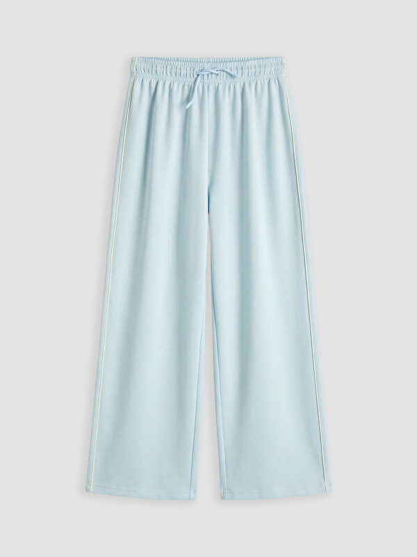 LCW Kids Wide Leg Girls' Soft Touch Sweatpants