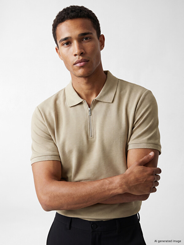 LCW Vision Polo Collar Men's T-Shirt