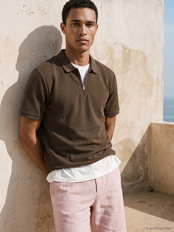 LCW Vision Polo Yaka Erkek Tişört