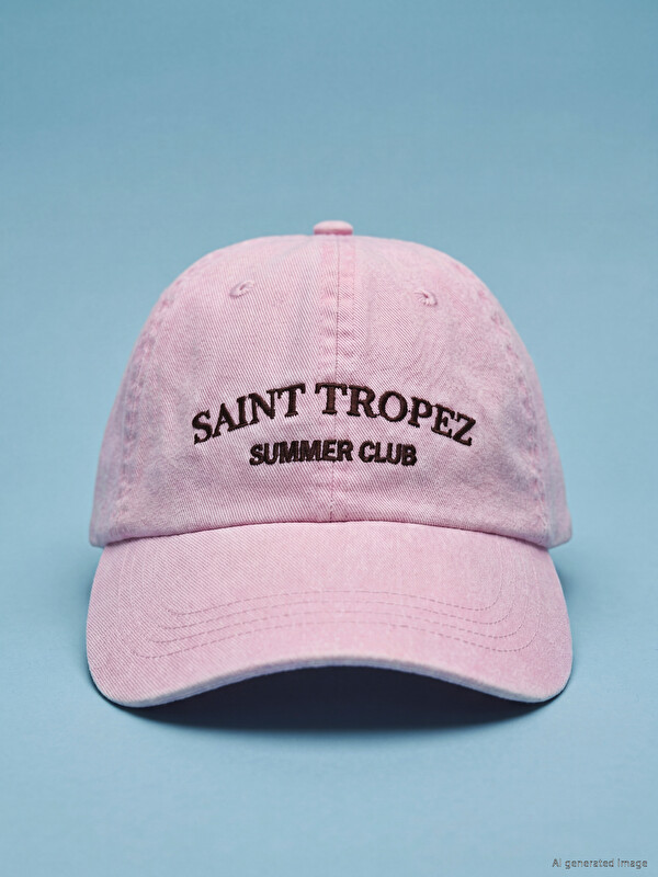 LCW ACCESSORIES Saint Tropez vezena ženska bejzbol kapa