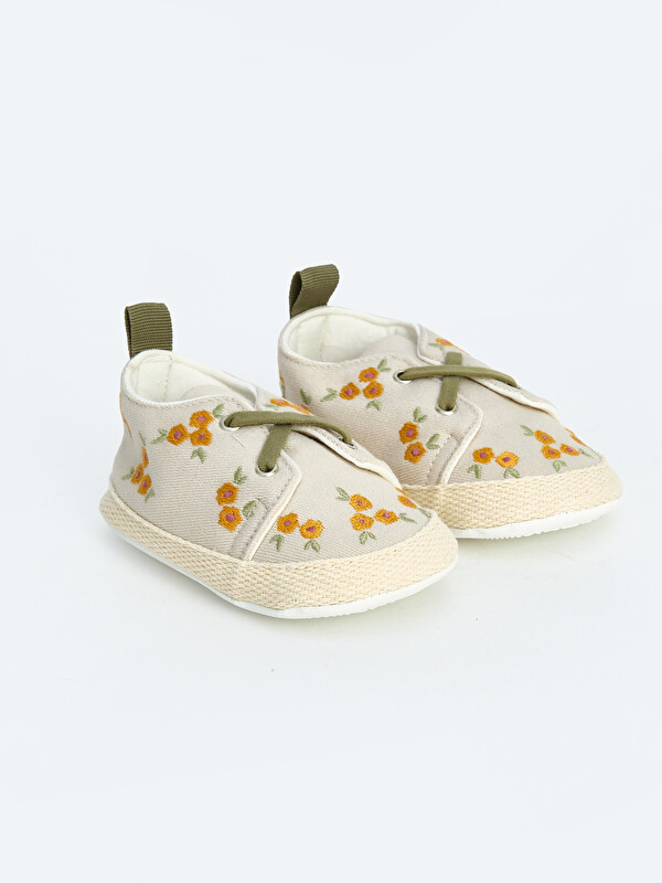 LCW STEPS Hasır Tabanlı Kız Bebek Yürüme Öncesi Ayakkabı