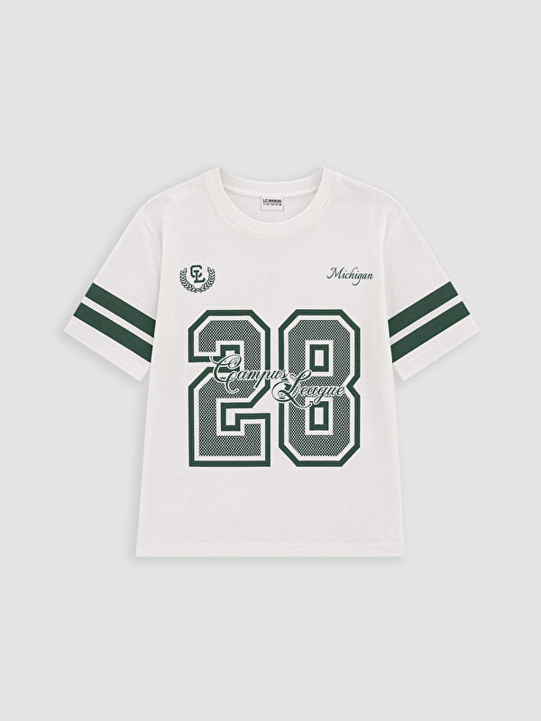 LCW Kids Boy White T-Shirt