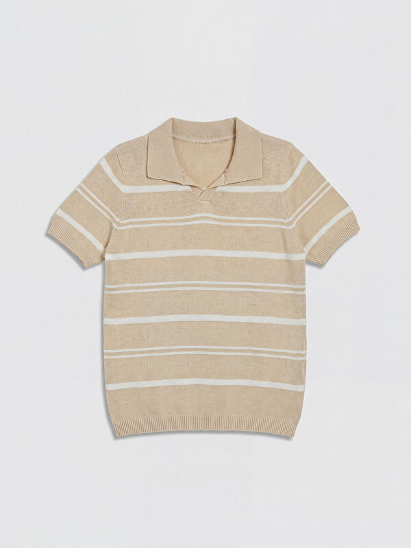 LCW Kids Polo Yaka Erkek Çocuk Triko Kazak